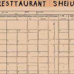 how to make a restaurant schedule